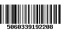 Código de Barras 5060339192208