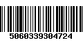 Código de Barras 5060339304724