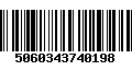 Código de Barras 5060343740198