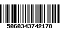 Código de Barras 5060343742178