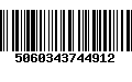 Código de Barras 5060343744912