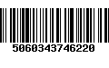 Código de Barras 5060343746220
