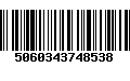 Código de Barras 5060343748538