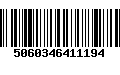 Código de Barras 5060346411194