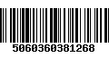 Código de Barras 5060360381268