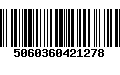 Código de Barras 5060360421278