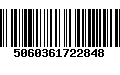 Código de Barras 5060361722848