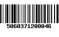 Código de Barras 5060371200046