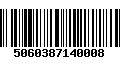 Código de Barras 5060387140008