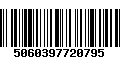 Código de Barras 5060397720795