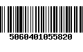 Código de Barras 5060401055820