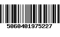 Código de Barras 5060401975227