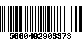 Código de Barras 5060402903373