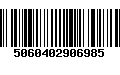 Código de Barras 5060402906985