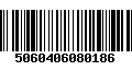 Código de Barras 5060406080186