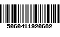 Código de Barras 5060411920682