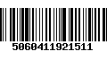 Código de Barras 5060411921511