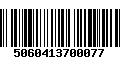 Código de Barras 5060413700077