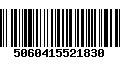 Código de Barras 5060415521830