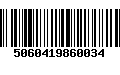 Código de Barras 5060419860034