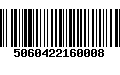 Código de Barras 5060422160008