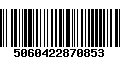 Código de Barras 5060422870853