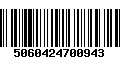 Código de Barras 5060424700943