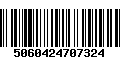 Código de Barras 5060424707324