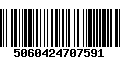 Código de Barras 5060424707591