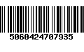 Código de Barras 5060424707935