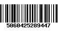 Código de Barras 5060425289447