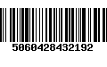 Código de Barras 5060428432192