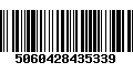 Código de Barras 5060428435339