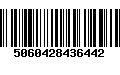 Código de Barras 5060428436442