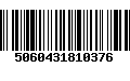 Código de Barras 5060431810376