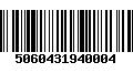 Código de Barras 5060431940004