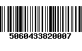 Código de Barras 5060433820007