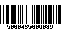 Código de Barras 5060435600089