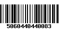 Código de Barras 5060440440083