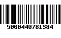 Código de Barras 5060440781384