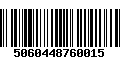 Código de Barras 5060448760015