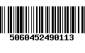 Código de Barras 5060452490113