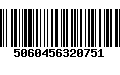 Código de Barras 5060456320751