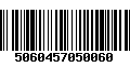 Código de Barras 5060457050060