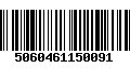 Código de Barras 5060461150091