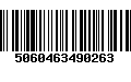 Código de Barras 5060463490263