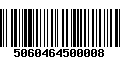 Código de Barras 5060464500008