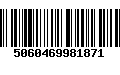 Código de Barras 5060469981871