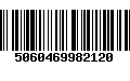 Código de Barras 5060469982120