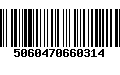 Código de Barras 5060470660314